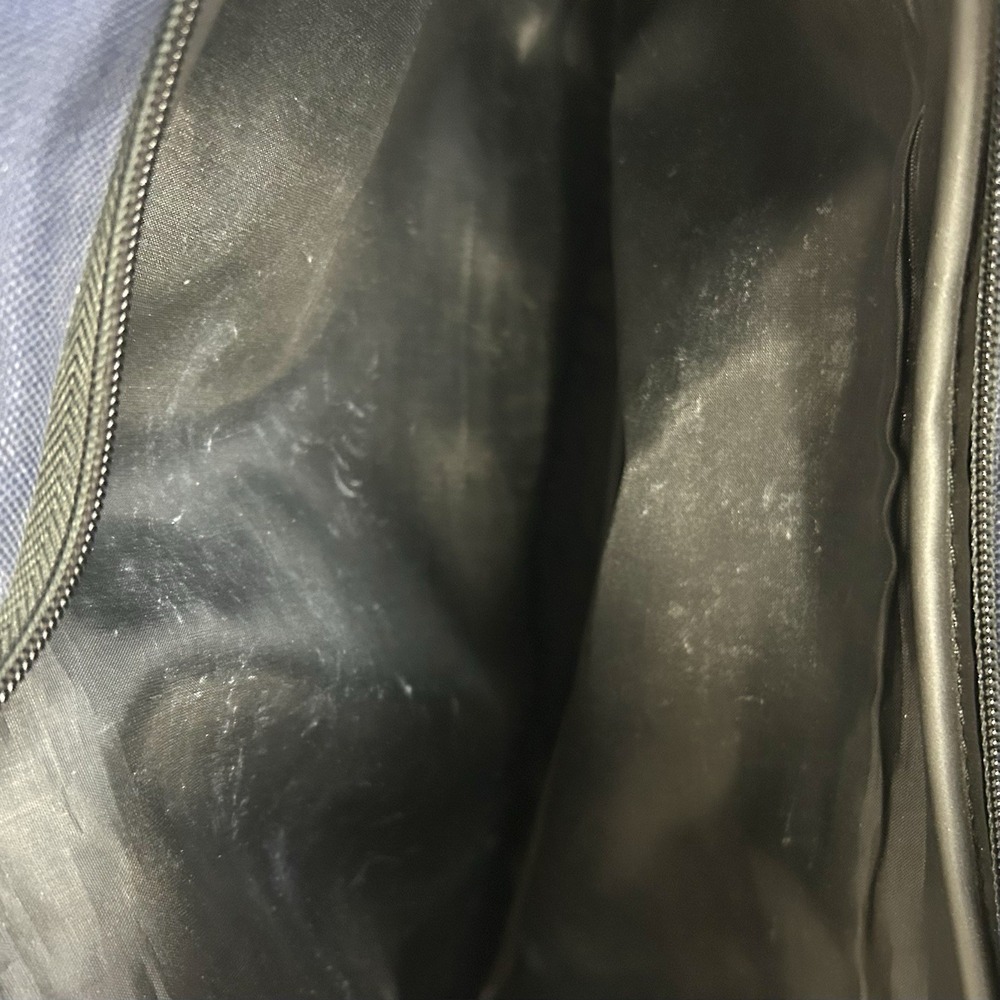 American Tourister Duffel Bag Carry On Shoulder Strap Lightweight Navy Blue - Picture 6 of 6